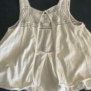 Free People Costa Mesh Lace Tank Top